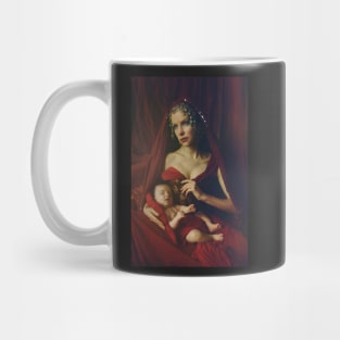 mary & baby girl Mug